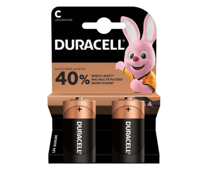Bateria lub akumulatorek DURACELL Bateria BASIC LR14/C (2 szt.)V2